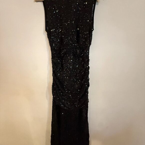 AKNVAS Lina Dress Women's Size 6 Black- Rent The Runway Dress - Picture 7 of 7